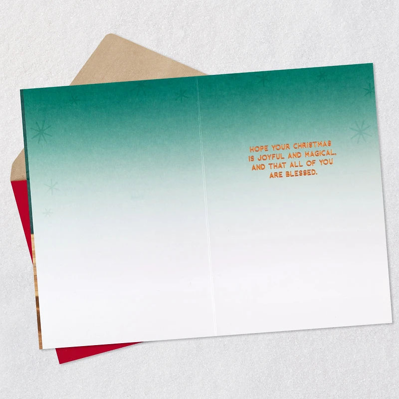 Joyful Wishes Christmas Card for Nephew and His Family for only USD 3.99 | Hallmark