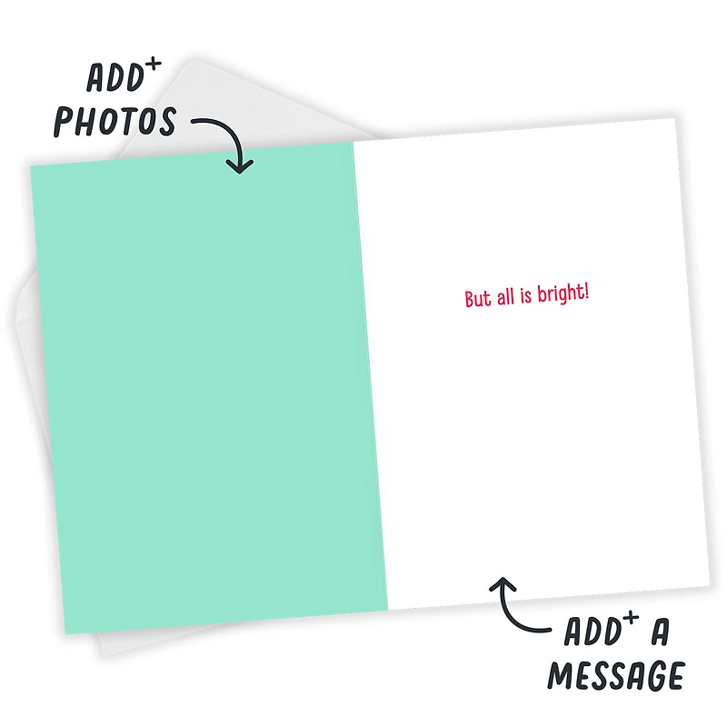 All Is Not Calm Funny Custom Christmas Card for only USD 4.99 | Hallmark