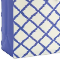 13" Blue Trellis on White Large Gift Bag for only USD 4.99 | Hallmark