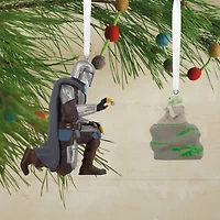 Star Wars: The Mandalorian™ and Grogu™ Hallmark Ornaments, Set of 2 for only USD 28.99 | Hallmark