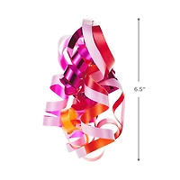 6 1/2" Red/Orange/Pink Curly Ribbon Gift Bow for only USD 1.99 | Hallmark