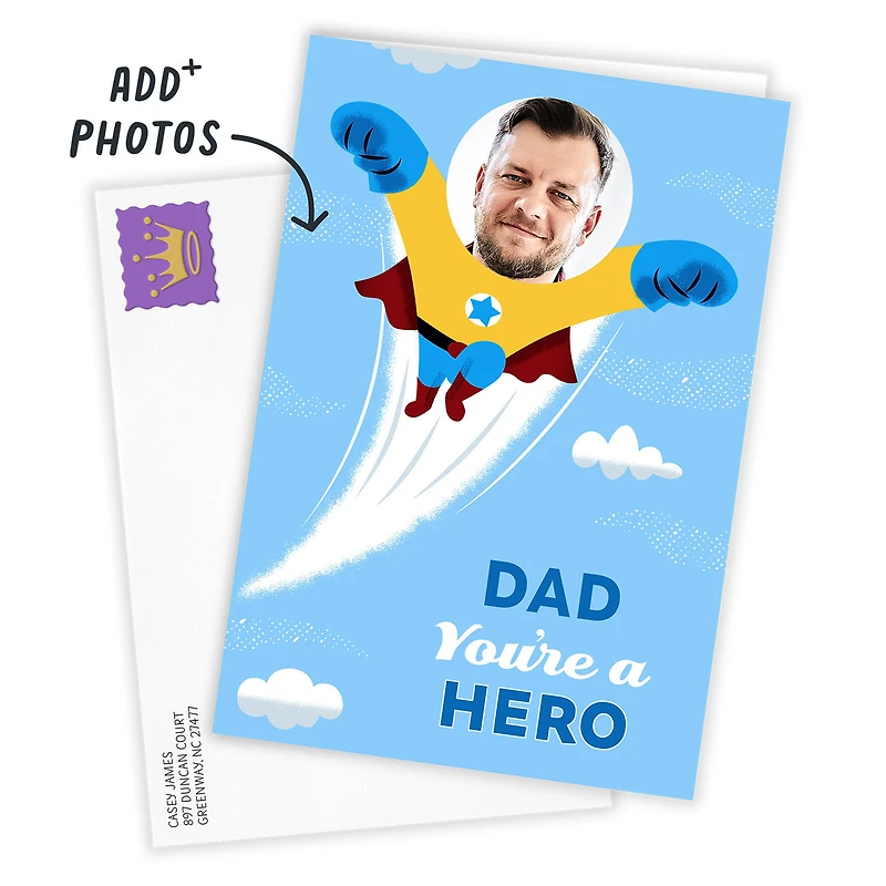 You're a Hero Custom Father's Day Card for only USD 4.99 | Hallmark