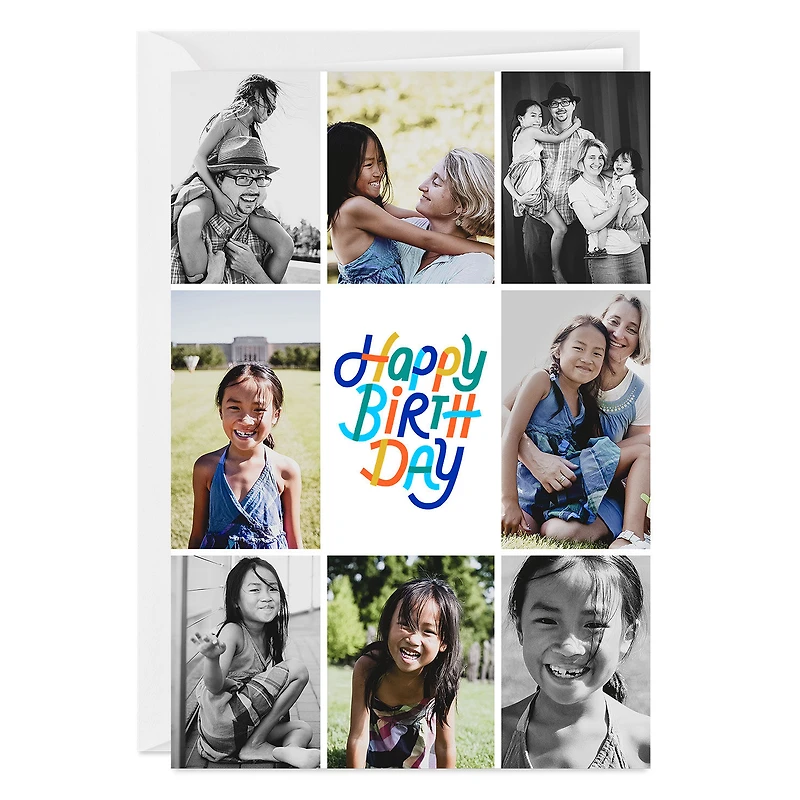 Photo Collage Frame Custom Birthday Card for only USD 4.99 | Hallmark
