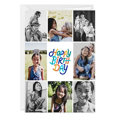 Photo Collage Frame Custom Birthday Card for only USD 4.99 | Hallmark