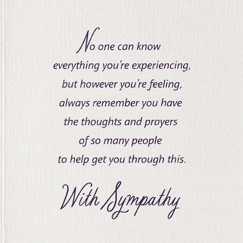 Losing Someone Who Mattered So Much Is Never Easy Sympathy Card for only USD 5.59 | Hallmark