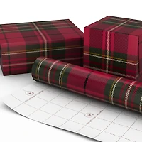Classic Red Plaid Jumbo Christmas Wrapping Paper Roll, 90 sq. ft. for only USD 9.99 | Hallmark