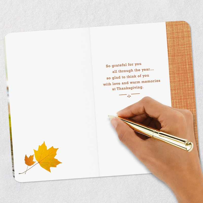With Love and Warm Memories Thanksgiving Card for Both for only USD 2.99 | Hallmark