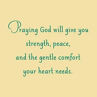 Prayers for Strength, Peace and Comfort Religious Sympathy Card for only USD 2.50 | Hallmark