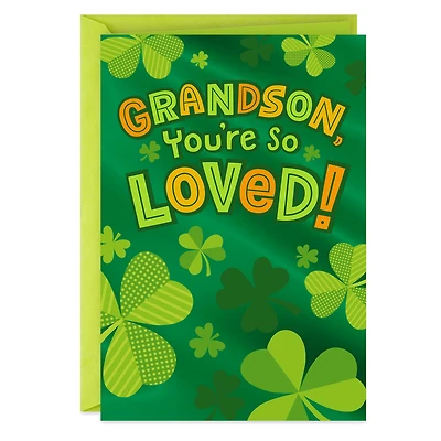 Fun, Special and Loved St. Patrick's Day Card for Grandson for only USD 2.00 | Hallmark
