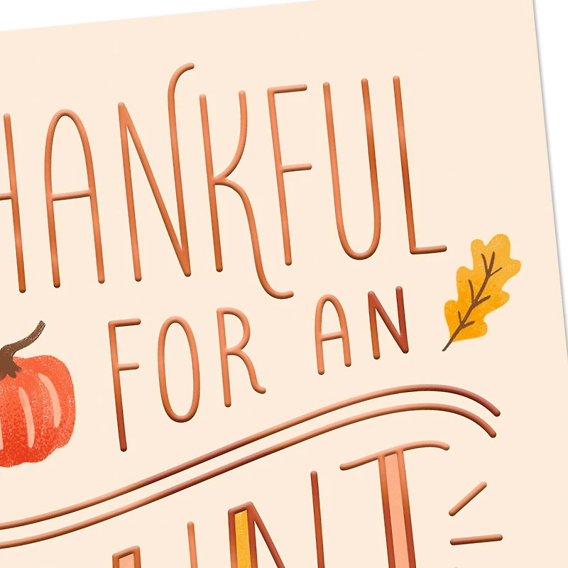You're an Example of Love Thanksgiving Card for Aunt for only USD 2.99 | Hallmark