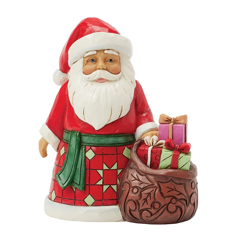 Jim Shore Heartwood Creek Santa With Bag of Toys Figurine, 4.88" for only USD 39.99 | Hallmark