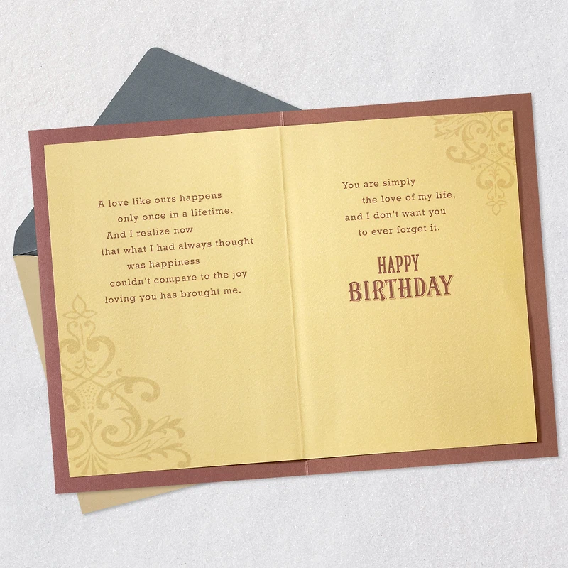 Our Love Is Once in a Lifetime Romantic Birthday Card for only USD 8.99 | Hallmark