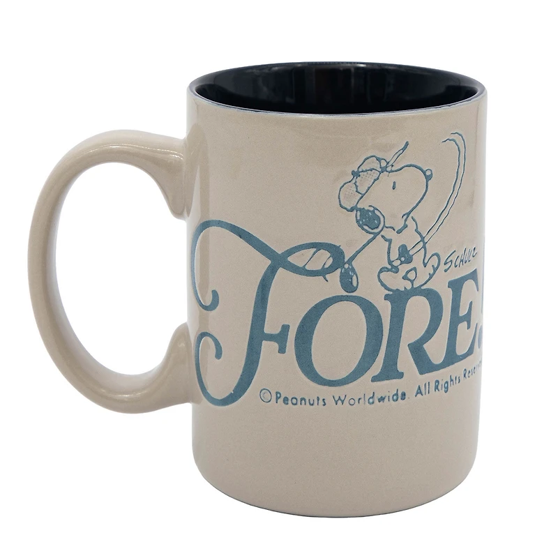 R Squared Peanuts Snoopy Blue Fore! Golf Mug, 17 oz. for only USD 12.99 | Hallmark