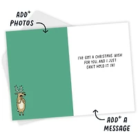 Reindeer Farts Funny Custom Christmas Card for only USD 4.99 | Hallmark
