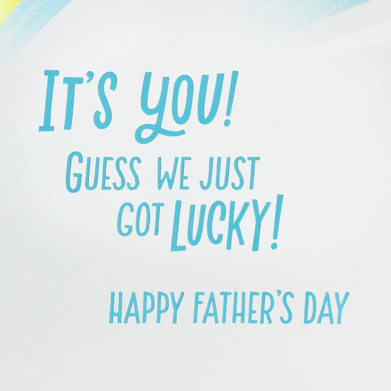 Guess We Just Got Lucky Father's Day Card for Grandpa for only USD 5.99 | Hallmark