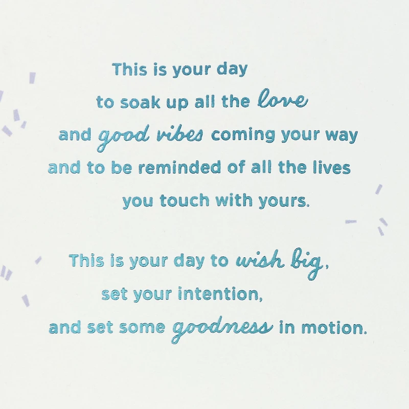 Soak Up the Good Vibes Birthday Card for Sister for only USD 7.59 | Hallmark