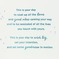 Soak Up the Good Vibes Birthday Card for Sister for only USD 7.59 | Hallmark
