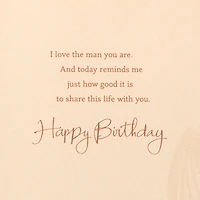 Love the Man You Are Birthday Card for Husband for only USD 6.59 | Hallmark