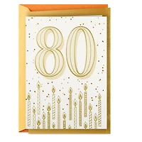Keep On Shining 80th Birthday Card for only USD 4.99 | Hallmark