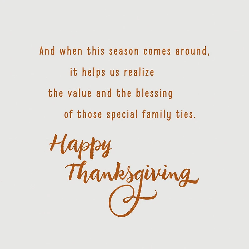 Family Is a Blessing Thanksgiving Card for only USD 3.99 | Hallmark