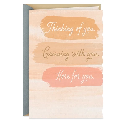 Here for You As Long As You Need Sympathy Card for only USD 3.99 | Hallmark