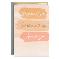 Here for You As Long As You Need Sympathy Card for only USD 3.99 | Hallmark