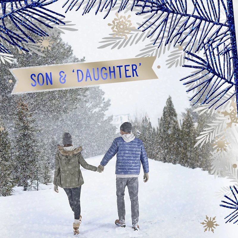 Blessings and Love Religious Christmas Card for Son and Daughter-in-Law for only USD 5.59 | Hallmark