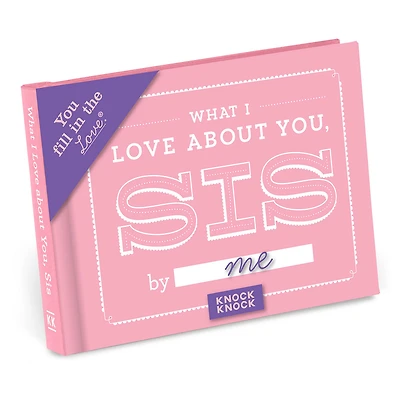 What I Love About You Fill-in-the-Blank Book for Sister for only USD 10.00 | Hallmark