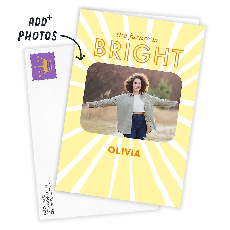 Future Is Bright Sun Rays Custom Graduation Card for only USD 4.99 | Hallmark