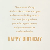 You're a Good Son and So Much More Birthday Card for only USD 6.99 | Hallmark