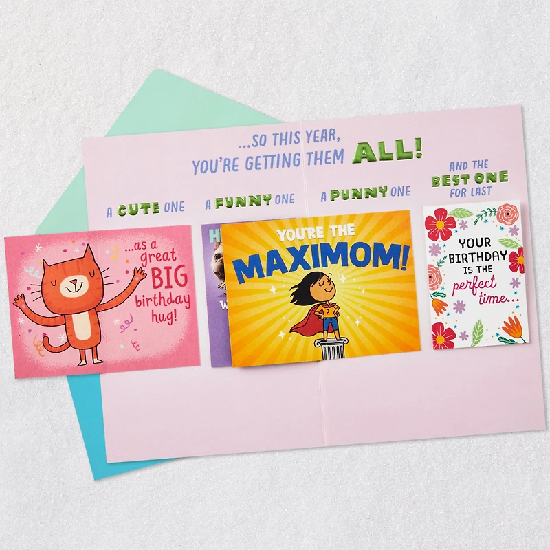 You Deserve More Than Just One Card Funny Birthday Card for Mom for only USD 6.59 | Hallmark