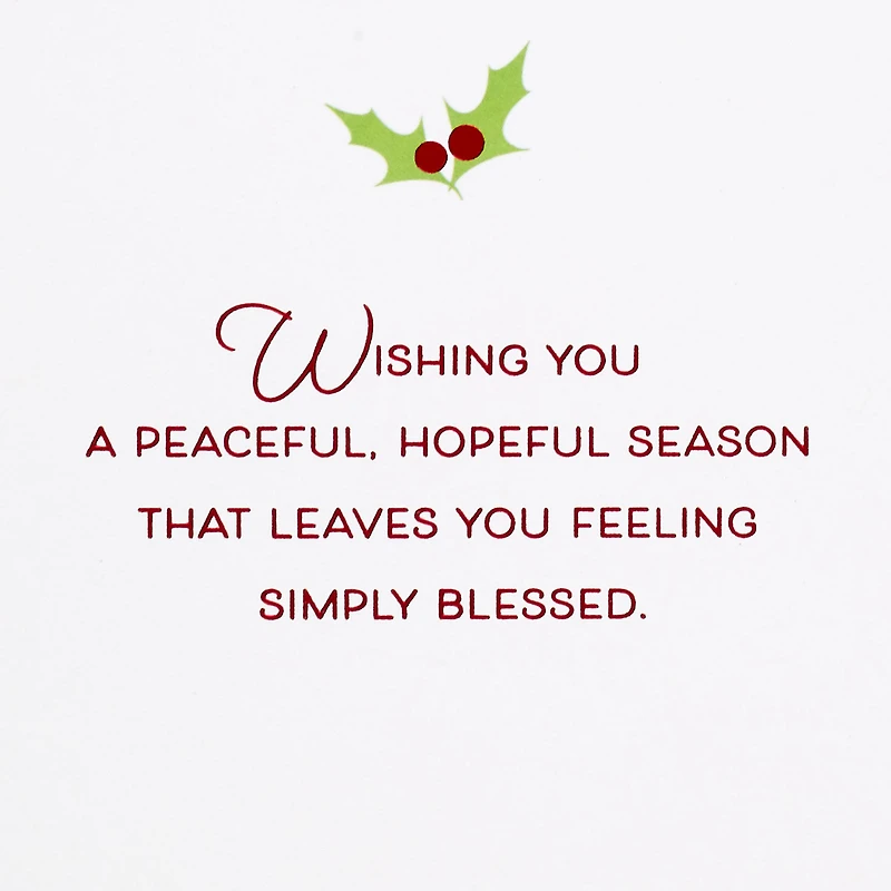 Joy, Peace and Blessings Christmas Card for only USD 5.99 | Hallmark