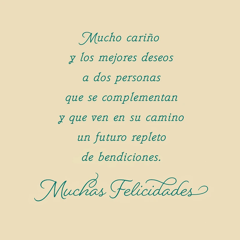 Two Good People Spanish-Language Wedding Card for Couple for only USD 3.59 | Hallmark