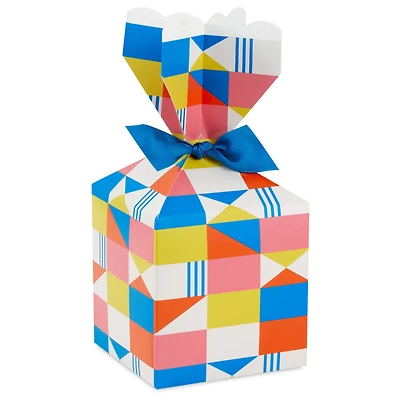 Colorful Geometric Vertical Treat Box With Ribbon Tie for only USD 3.99 | Hallmark