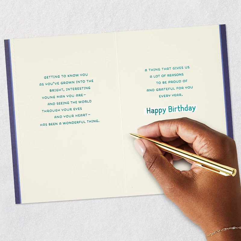 Seeing the World Through Your Eyes Birthday Card for Grandson for only USD 4.99 | Hallmark