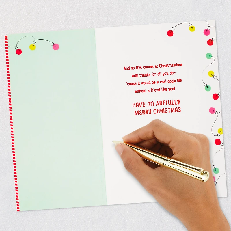 Thanks for All You Do Christmas Card From the Dog for only USD 3.99 | Hallmark