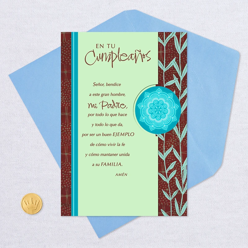 Lord Bless You Spanish-Language Birthday Card for Dad for only USD 2.99 | Hallmark