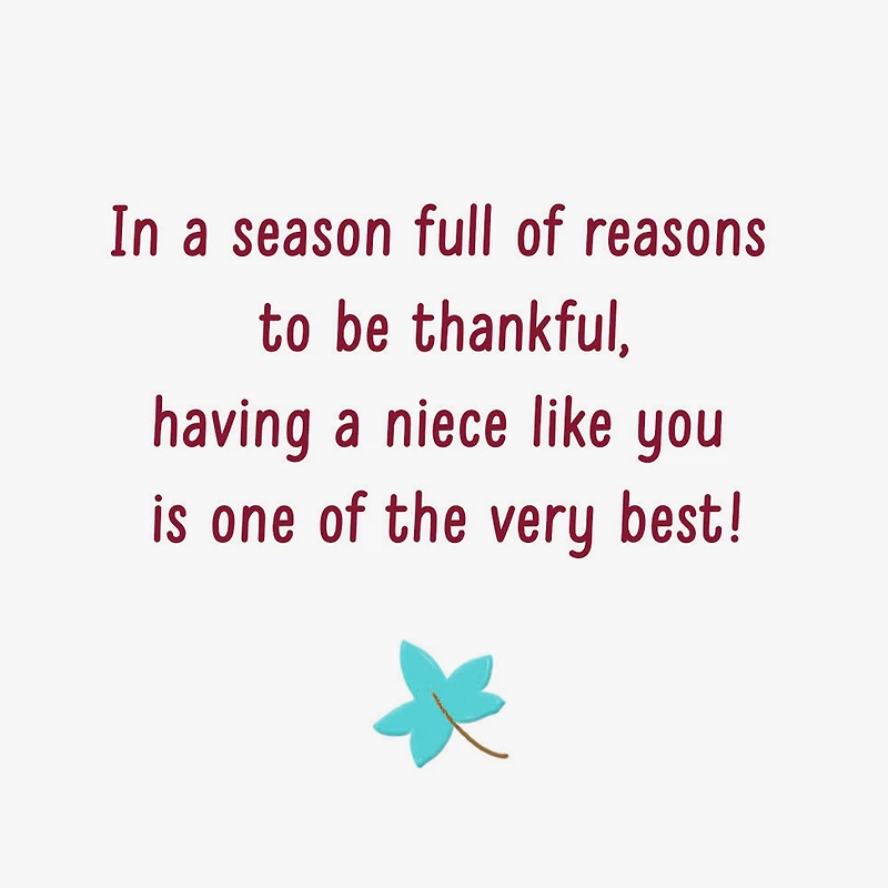 Cozy Autumn Dogs Thanksgiving Card for Niece for only USD 2.99 | Hallmark