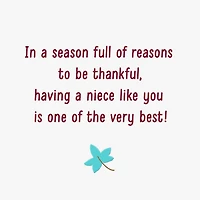 Cozy Autumn Dogs Thanksgiving Card for Niece for only USD 2.99 | Hallmark