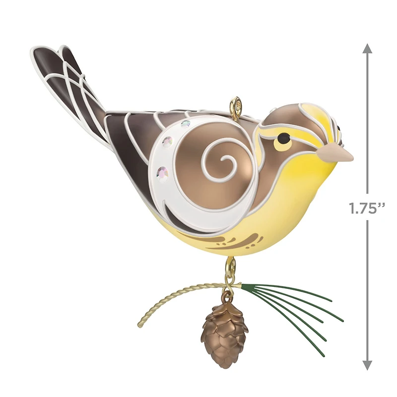 The Beauty of Birds Lady Blackburnian Warbler Ornament for only USD 22.99 | Hallmark