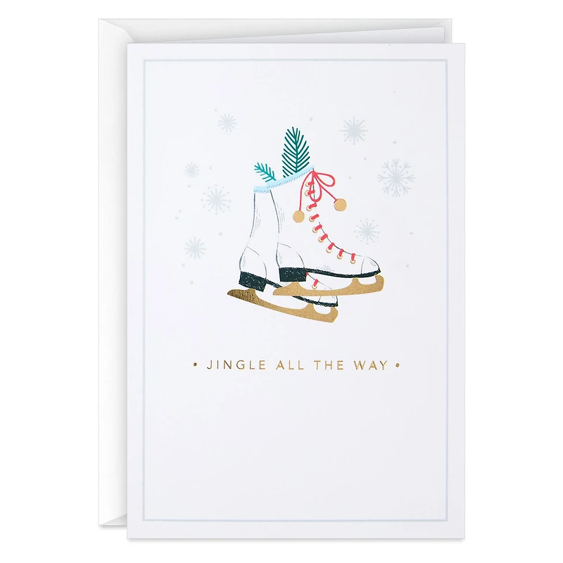 Ice Skates With Jingle Bells Packaged Christmas Cards, Set of 5 for only USD 5.00 | Hallmark