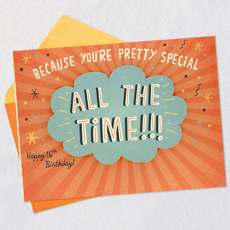 Pretty Special All the Time 16th Birthday Card for only USD 5.59 | Hallmark