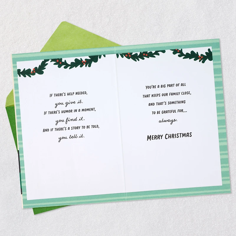 You Always Make Family Times Good Christmas Card for Son for only USD 5.59 | Hallmark