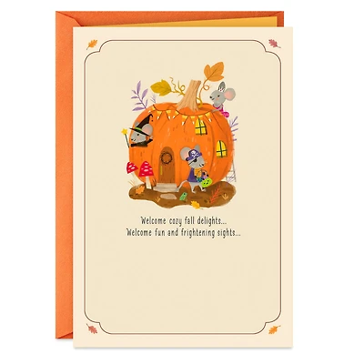 Welcome Cozy Fall Delights Halloween Card for only USD 2.00 | Hallmark