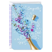 Champagne Bottle and Confetti Streamers Congratulations Card for only USD 2.99 | Hallmark