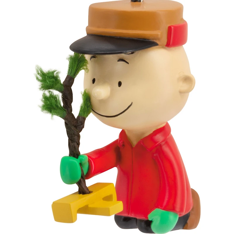 Peanuts® Charlie Brown Kneeling With Tree Hallmark Ornament for only USD 11.49 | Hallmark