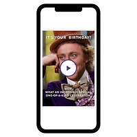 Willy Wonka & The Chocolate Factory Funny Custom Birthday Card for only USD 4.99 | Hallmark