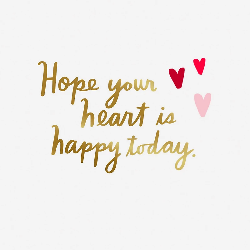Hope Your Heart Is Happy Gift Card Greeting Valentine's Day Card for only USD 4.99 | Hallmark
