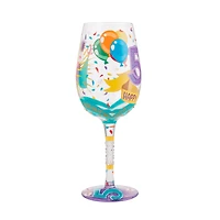Lolita Happy 50th Birthday Handpainted Wine Glass, 15 oz. for only USD 34.99 | Hallmark