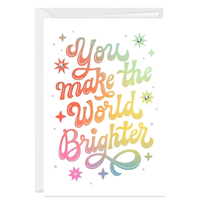 Making the World Brighter Thank-You Photo Card for only USD 4.99 | Hallmark